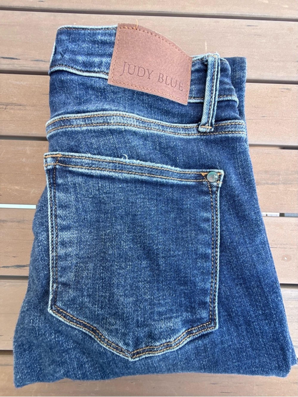 Judy Blue High-Rise Dark Blue Stretch Denim Jeans